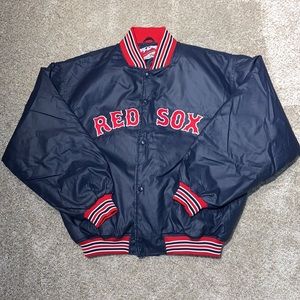 Majestic Blue and Red Windbreaker Jacket